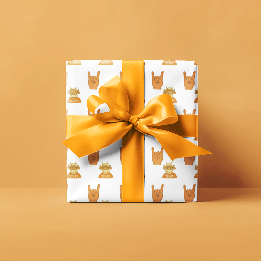 UT Austin Longhorn Wrapping Paper