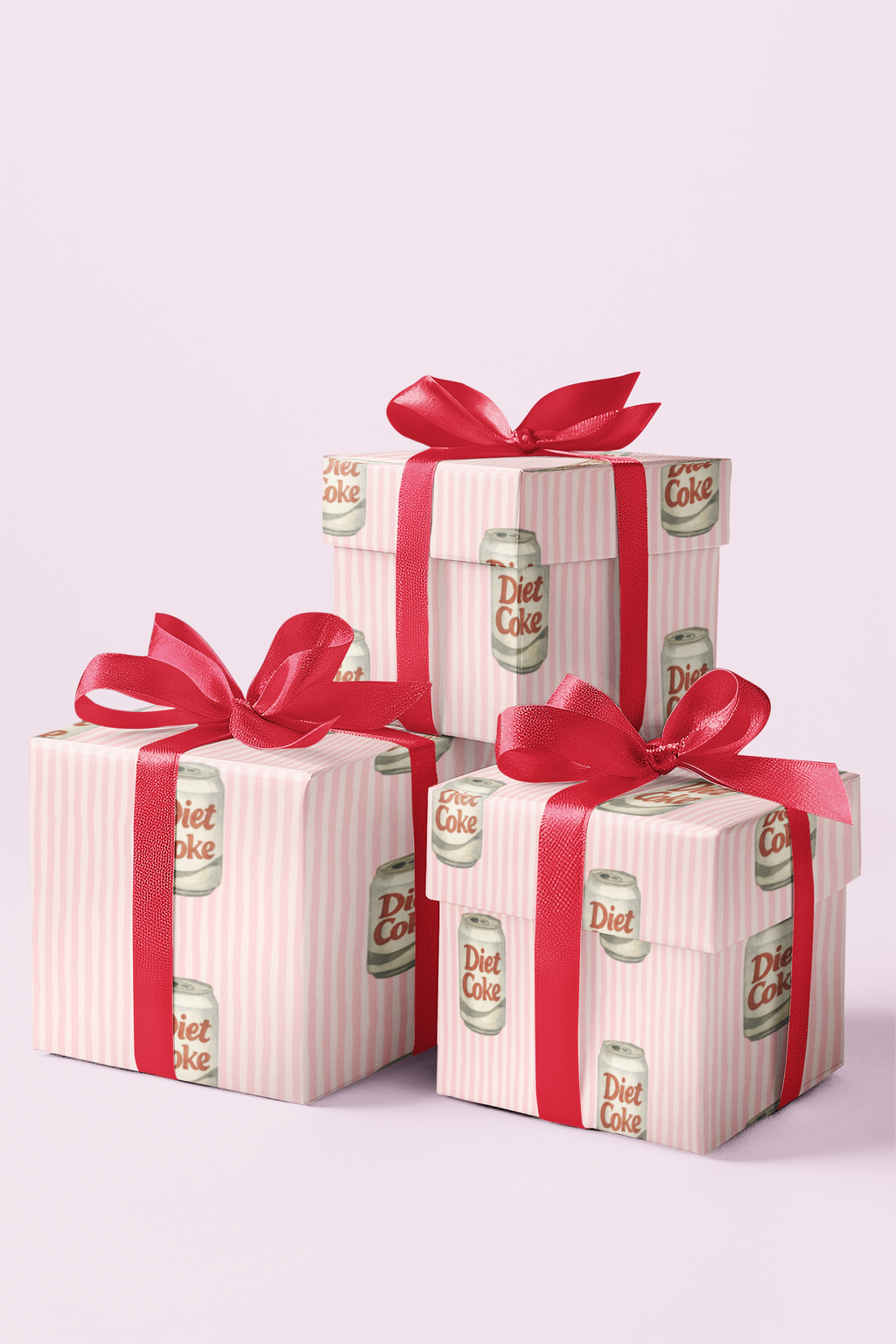 Girly Diet Coke Wrapping paper roll