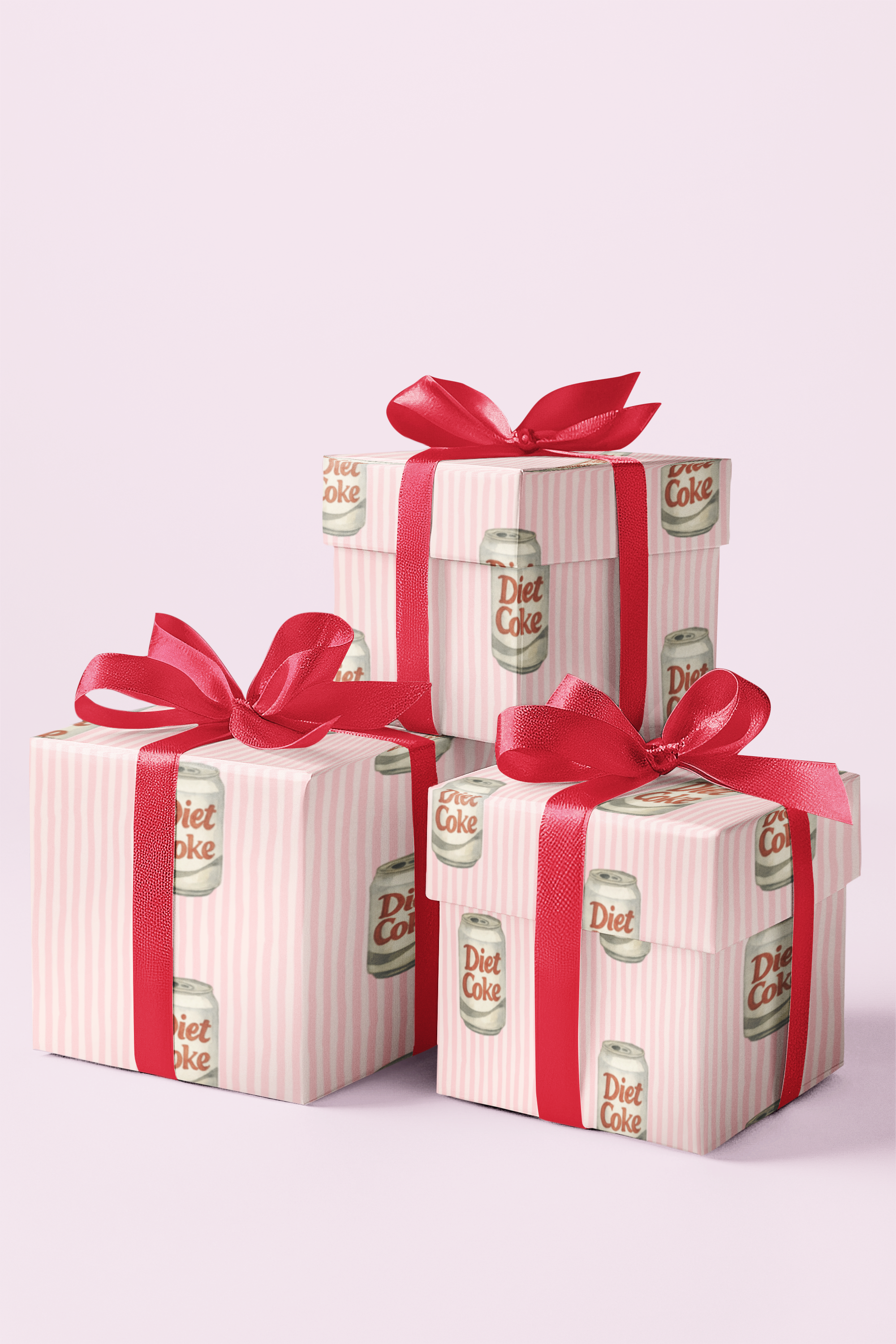 Girly Diet Coke Wrapping paper roll