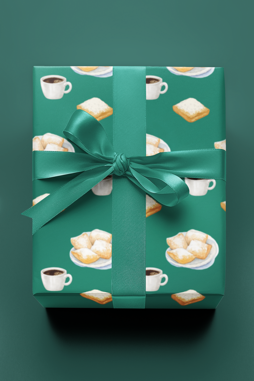 beignet wrapping paper, cafe du monde wrapping paper