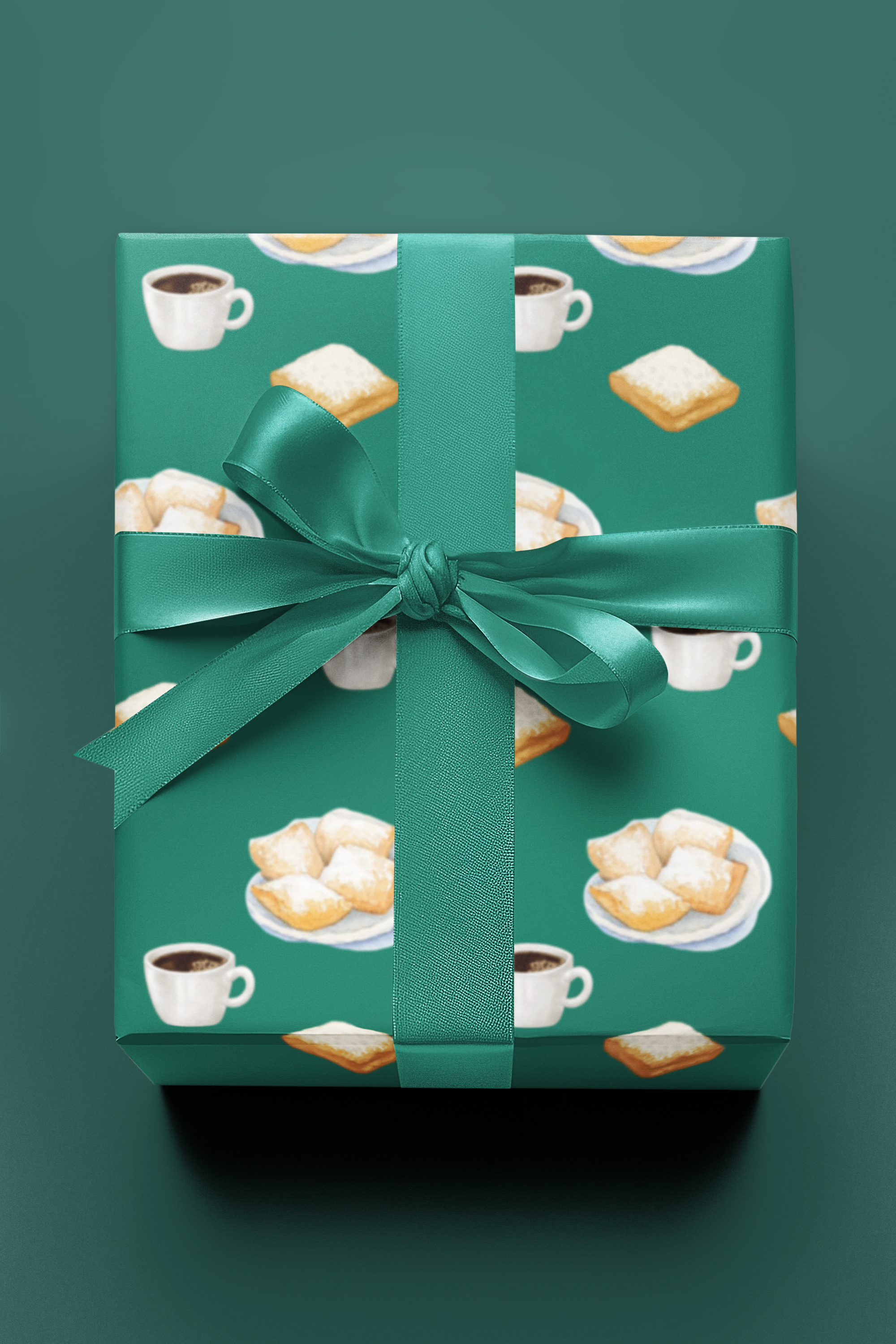 beignet wrapping paper, cafe du monde wrapping paper